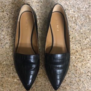 Nine West Black Flats 7.5 7 1/2